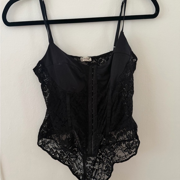 Free People Black Lace Bustier - Picture 5 of 6